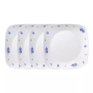 [코렐]블루베리 사각중접시 4P 세트