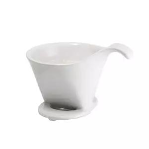 제로재팬 도자기 커피 드리퍼 L 화이트 2~4인용