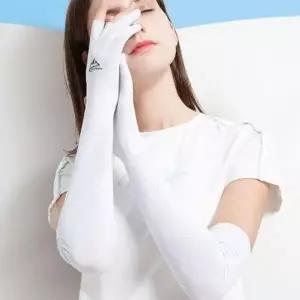 [골드스마일]골프 스포츠 쿨 팔토시 손가락 토시 여름용 여성용 면소재