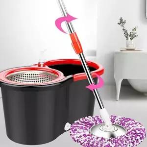 통돌이 탈수 걸레 셀프 물걸레 청소 회전 밀대 걸레 스테인레스 강화마루 걸레통 초고속 손잡이 청소용