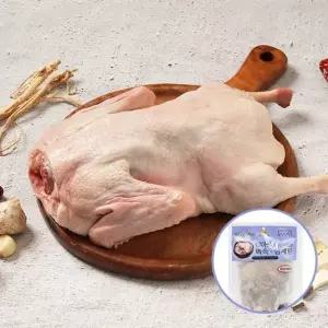 두메산골 오리백숙 재료(냉장 통오리 1.9kg내외+한방 부재료 100g)