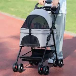 개모차 폴딩 접이식 반려견유모차 애견유모차 경량강아지유모차