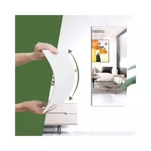 루미나D 무타공 거실 붙이는 아크릴 거울 현관 전신 미러 40cm