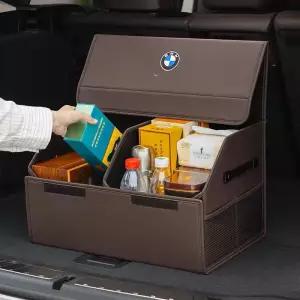 bmw 트렁크 정리함 차량용 가죽 악세사리 신발장 아우디 용품 고급 보관함 쏘렌토