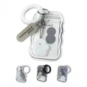 [콩심팥심]투명 교통카드 지갑 홀더 학생증 사원증 케이스 카드 수납포켓