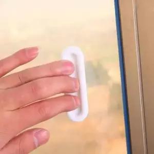 ( )슬라이딩도어손잡이 강화유리손잡이 창문손잡이무타공 접착식 유리손잡이 4개입