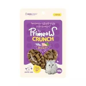 프리미요 크런치 참치 닭고기 50g X6개 고양이 간식