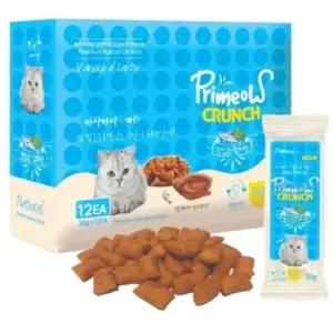 프리미요 크런치 맛있는 참치맛 20g 12P 고양이 간식