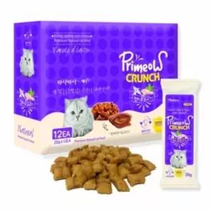 프리미요 크런치 참치 닭고기 20g 12P 고양이 간식