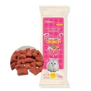 프리미요 크런치 참치 연어 20g 6P 고양이 간식