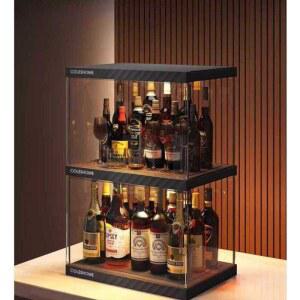 술장식장 와인랙 미니 와인캐비닛 미니바 캐비닛 원목 진열장 위스키장 와인