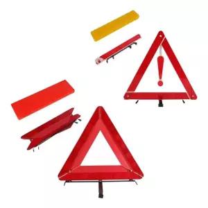 키밍 차량용 안전 삼각대 접이식 비상 반사 경고판 자동 경고 사고조치 용품 표지 비싱거치대 표시 간편 예