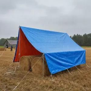 타포린 방수포 6X8 캠핑용 천막 타프 덮개 깔개