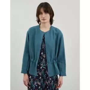 [갤러리아] 라운드넥 린넨자켓 VOCFU4M3121