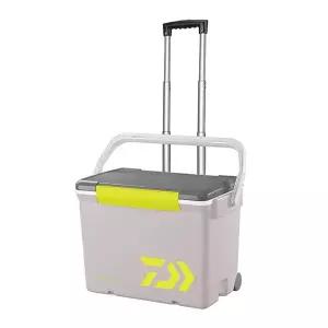 [다이와] 아이스박스 씨 쿨 캐리 2 S 2500 그레이 옐로우 낚시 캠핑 레저 25L 캐리어 타입 쿨러
