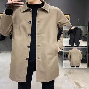 남자 반코트 하객 트렌치 중년 아우터 겨울 간절기 출근