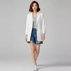 [라일리여성의류] Rly SD-260220 베이직 롱자켓 간절기 베틸