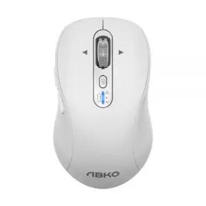 앱코 저소음 마우스 인피니트 휠 무선 블루투스 그립감 화이트