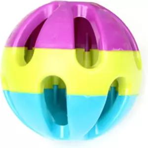 지루함을 덜어주는 인터랙티브 플라스틱 내부에 벨이 있는 중대형견용 다색견 장난감 자동 볼 런처용 중공