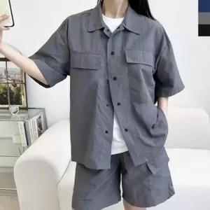 여성 운동 반팔 티셔츠 반바지 세트 트레이닝