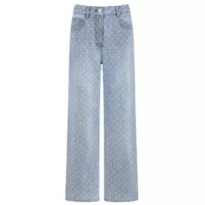 [롯데백화점]제이제이지고트 롱 도트 데님 팬츠(GP3A0SLJ61)