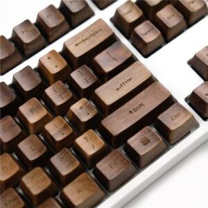 바이디움 우드스타일 우드키보드 나무 기계식키보드 키보드 키캡
