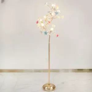 스탠드 헤드 조명 크리스탈 장식 램프 플로어 인테리어