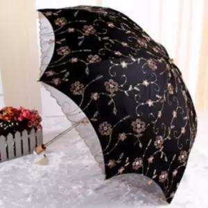 PA 양산 레이스 암막 자외선차단 예쁜 미니 양우산 꽃무늬 폭염