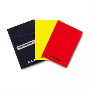 경기용 축구 심판 카드 수첩형 심판 용품 레드카드 옐로 세트