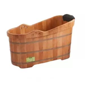 일본욕조 반신욕 오크나무 A. 오크 110x60x78cm 스탠다드