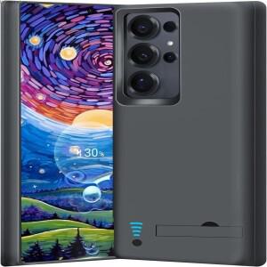 삼성 호환 갤럭시 S25 울트라호환용 슬림 배터리 충전 케이스 커버 확장 휴대호환용 보조 파워