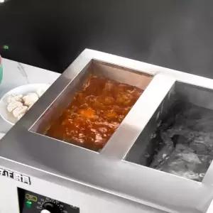 냉면기계 누들업 면탕기 삶는 면 파스타 국수 냉면 전기열 연쇄형 2구 단일 냄비 면