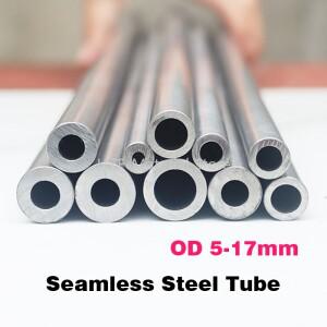 1Pc 길이 500mm 미니 소형 소형 직경 정밀  강스틸 튜브 OD 6mm 7mm 8mm 10mm - 탄소강 모세관 파이프