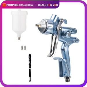 포리스 PRD-815 MP 스프레이 페인트 건 중력식 자동차 에어브러시 분무기 전문가용