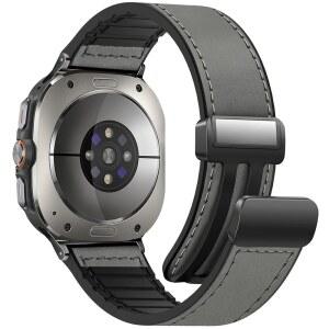 삼성 갤럭시 워치 8 44mm 40mm용 밴드 클래식/울트라 2 스트랩 손목밴드용 팔찌 마그네틱 시계줄