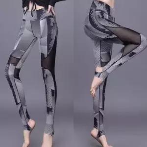 바지 팬츠 망사 퀵드라이 하이웨스트 트레이닝 밟기 런닝 타이즈 바람막이 프린트 요가 여성패션 스키니 DL