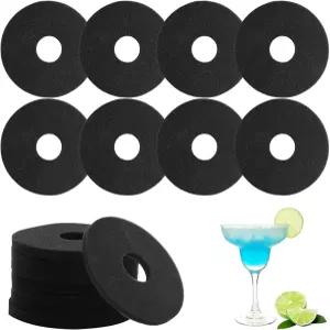 칵테일용 바 리머 스펀지 교체용 5.7인치 유리 바텐더 도구 - 마가리타 소금 라임 주스 트레이 액세서리