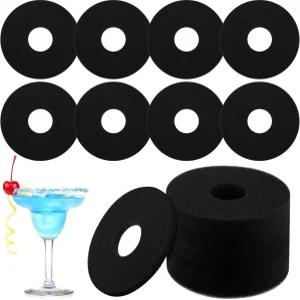 Roshtia 30개 바 리머 스펀지 교체용 5. 유리 칵테일용 75인치 바텐더 도구 Margarita Salter 라임 주스