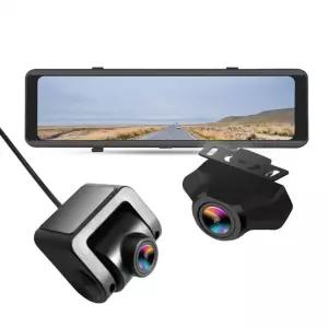 룸미러형 블랙박스 차량용 2채널 전후방 분리형 터치스크린 시야확보 백미