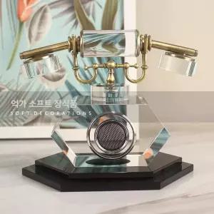 투명 전화기 엔틱 인테리어