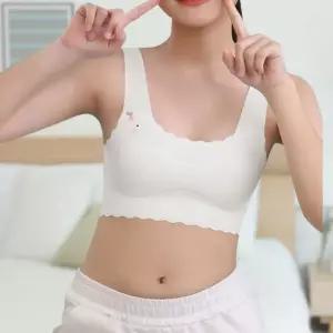 주니어 심리스 브라 탑 노라인 속옷 청소년 브래지어