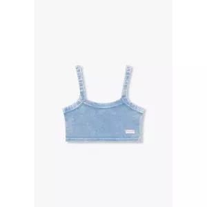 [알렉산더왕] 와플 니트 코튼 스트레치 크롭 캐미솔 블루 149688907