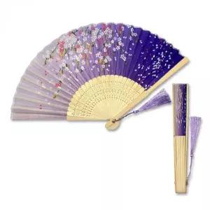 부채 대나무 접이식 휴대용 전통