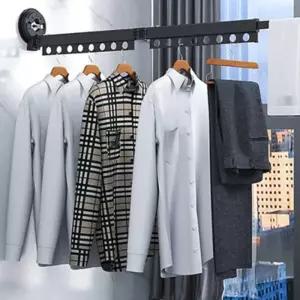 샬라라 창틀 빨래건조대 흡착식 빨래건조대 간편설치 튼튼한 자취 옷걸이 무타공