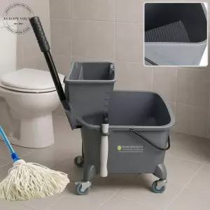 이동식 대걸레 탈수기 마대걸레짜는 마포 짤순이 대형 빨래판 배수기능