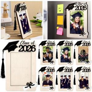 버체리 2026년 졸업 마그네틱 선물 냉장고 전시 장식 테이블탑 락커 스쿨 홈 액자 사진