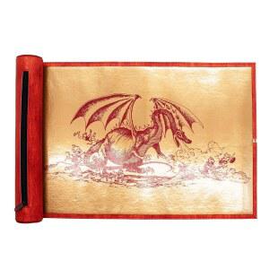 울트라 프로 - 던전 앤 드래곤 50주년 기념 주사위 스크롤, 매트, 내구성 있는 보관함, 컴팩트 홀더, RPG 게임, 수집형 D&D 액세서리, 휴대용 정리함, 안전한 타이 스트랩