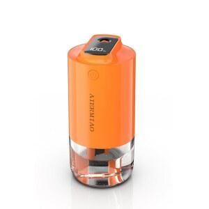 자동차(AA 모드) 가정 및 사무실에 적합한 USB LED 콜드 미스트 지능형 진동 센서가 장착된 AIERMIO 자동차 디퓨저 충전식 아로마 에센셜 오일