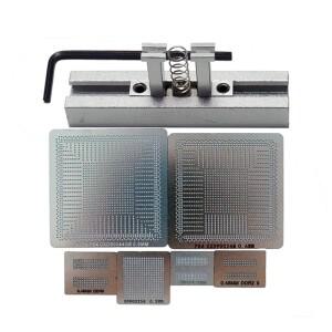 6pcs 직접 열 PS4 스텐실 CXD90025G K4G41325FC GDDR5 RAM K4B2G1646E DDR3 CXC90044GB Reballing 스테이션