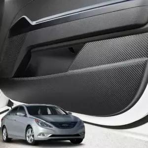 차량내부문몰딩 카본패널커버 실내스크래치방지